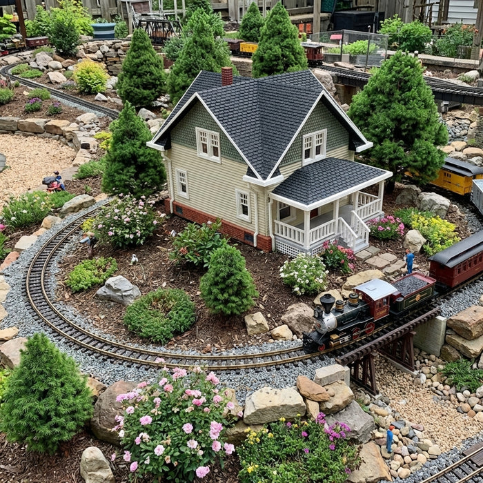 HO Scale Bungalow House