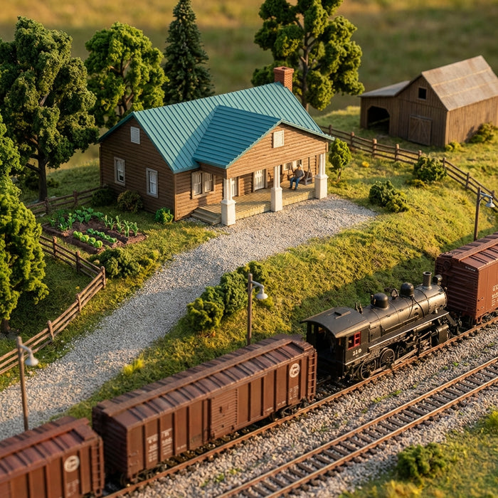 Ho Scale Rural Homes HO Scale Country Home — Print Station 3d