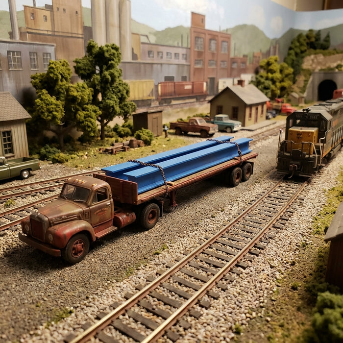 HO-Scale  Steel I Beams   One Set