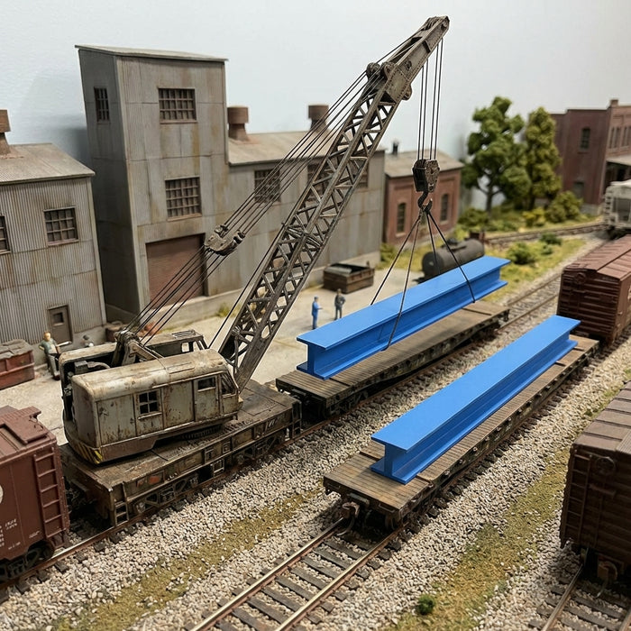 HO-Scale  Steel I Beams   One Set