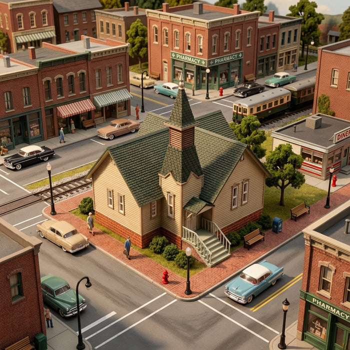 HO Scale  Adirondack Church