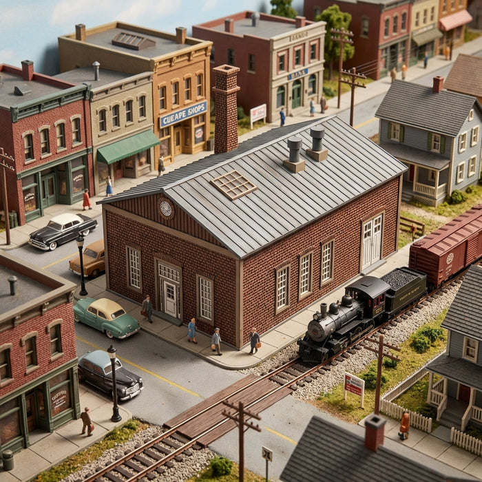 HO Scale  Boiler Building