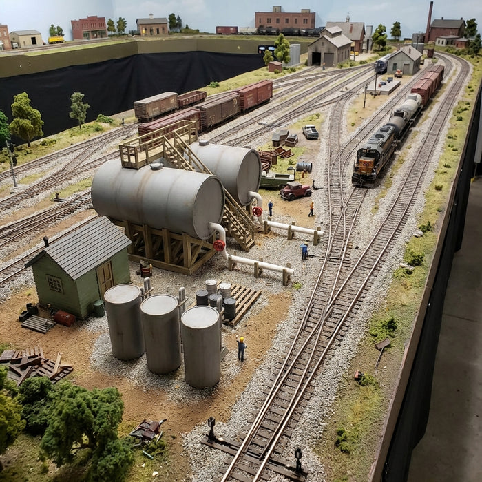 Ho Scale Oil Rig HO Scale Oil Distribution Station — Print Station 3d