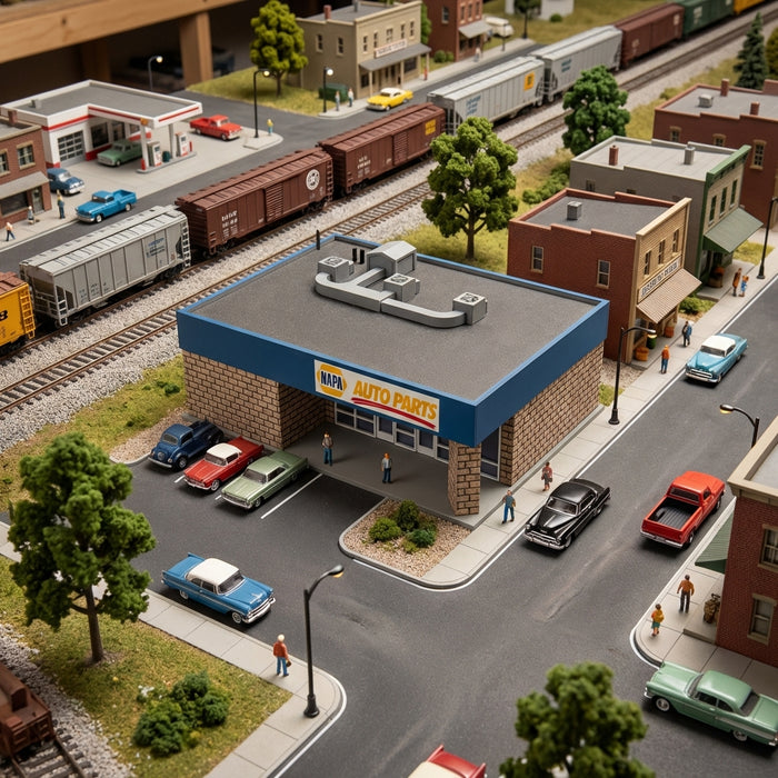 HO Scale Auto Parts Store