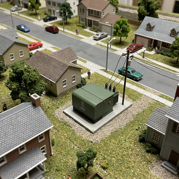 HO Scale Power Transformer W/Pad