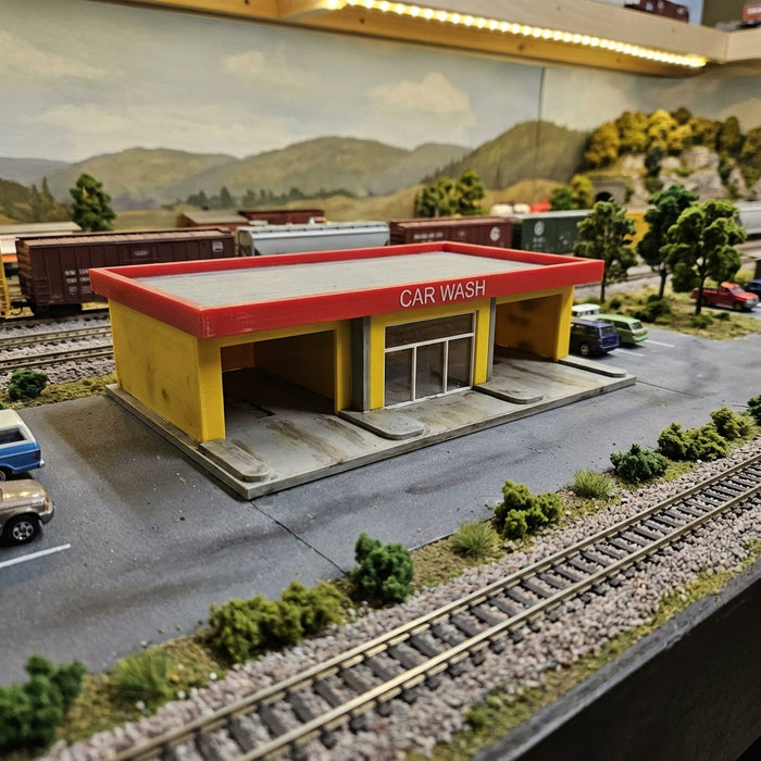 N Scale 2 Bay Car Wash