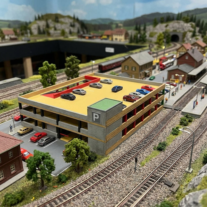 N Scale Parking Deck Structure