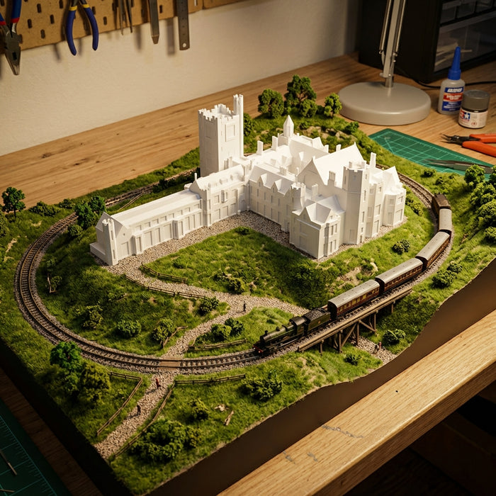 N Scale  Campus  ( Extra Large and detailed )