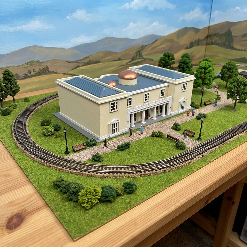 N Scale Library II — Print Station 3d