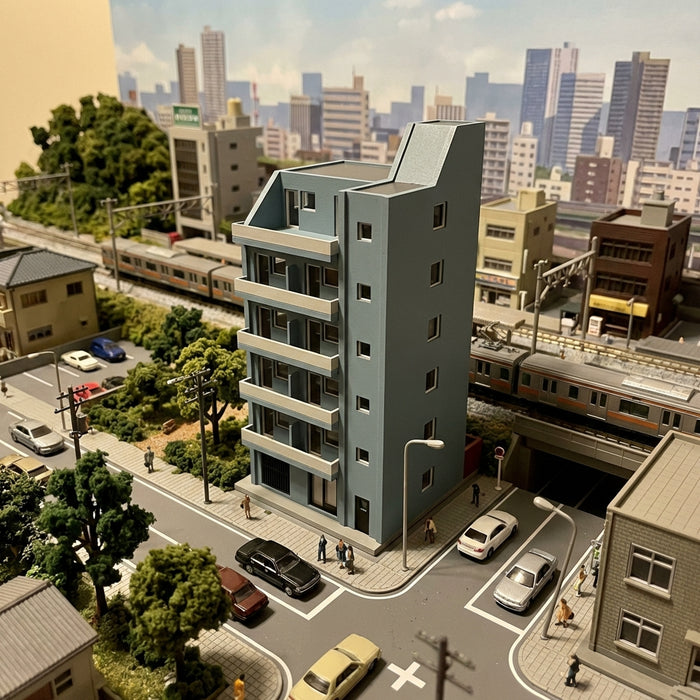 N Scale Apartment Building 6 Story