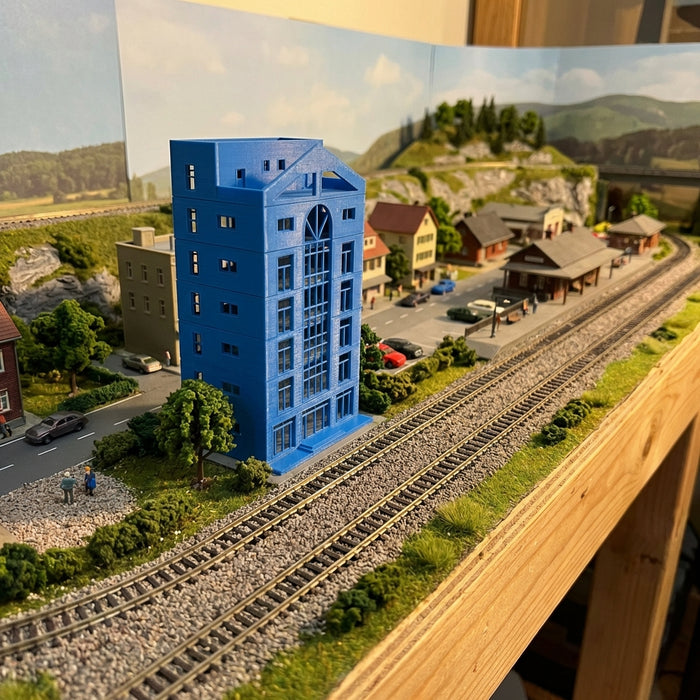 N Scale  City Shopping Mall "Tall"