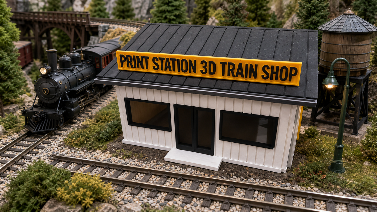 G Scale Train Store Building "Customizable"